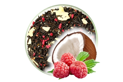 Herbata Czarna MALINOWE RAFAELLO Pyszna Harmonia Aromatów !!